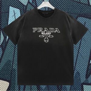 Prada Men's Black T-Shirt